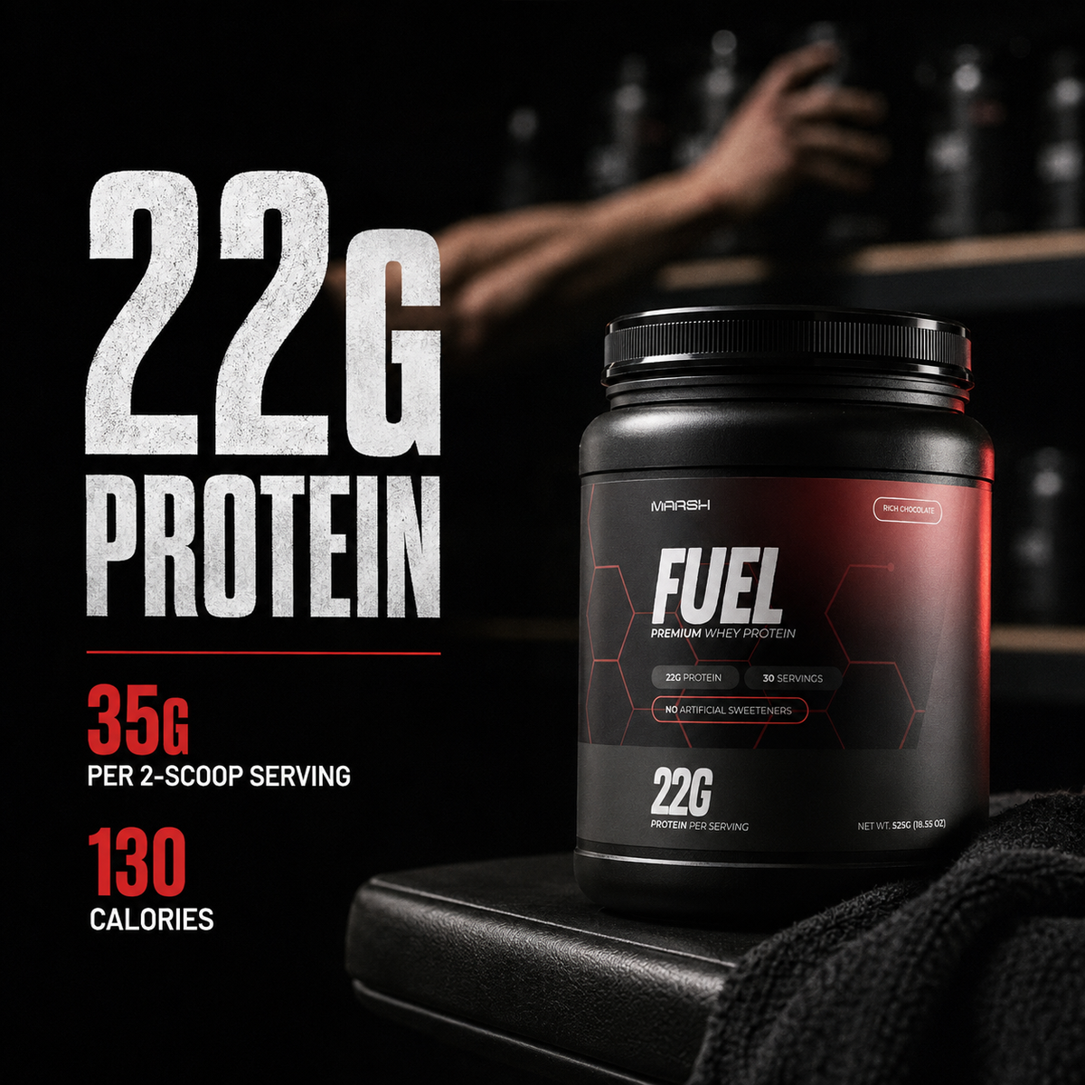 FUEL Whey Protein | Rich Chocolate