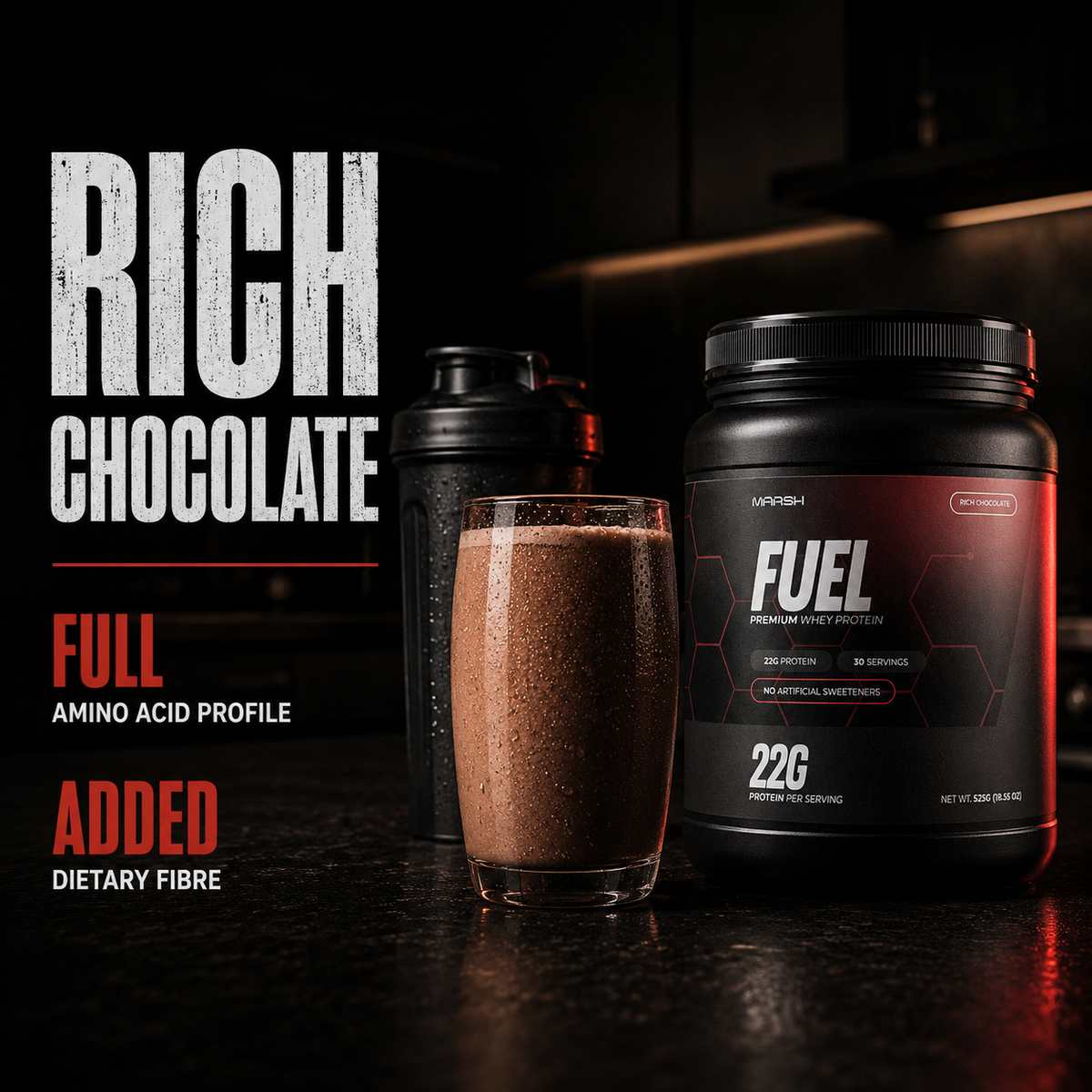 FUEL Whey Protein | Rich Chocolate